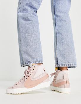 推荐Nike Blazer Mid '77 Jumbo trainers in pink and rose商品