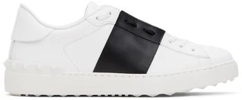 Valentino | White & Black Open Sneakers 
