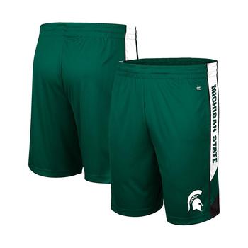 推荐Men's Green Michigan State Spartans Pool Time Shorts商品