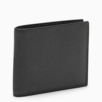 推荐Bifold wallet in grey leather商品