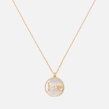 商品Kate Spade | Kate Spade New York Mother Of Pearl Love Pendant,商家MyBag,价格¥523图片