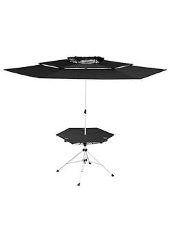 商品Zenithen Limited | Zenithen Limited Black Roof Outdoor Folding Transportable Canopy Table With Cup Holders (OCP30S),商家Belk,价格¥713图片