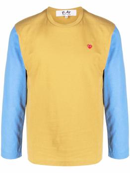 product COMME DES GARCONS PLAY - Long Sleeve Small Heart Logo T-shirt image