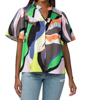 商品Crosby By Mollie Burch | Mattie Top In Dopamine,商家Premium Outlets,价格¥809图片