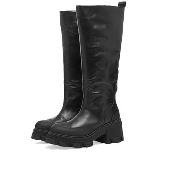 ganni鞋, Ganni | GANNI Calf Leg Chunky Boots商品图片 4.2折