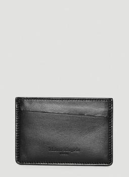 MAISON MARGIELA | Wrinkled Card Holder in Black商品图片,