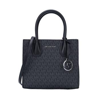 michael kors mercer, Michael Kors | 美国直邮Michael Kors 奥莱 MERCER 中号PVC女士单肩斜挎手提包商品图片 额外8.2折x额外9折, 额外八二折, 额外九折