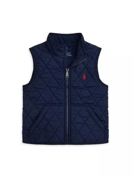 Ralph Lauren | Little Boy's & Boy's Quilted Vest,商家Saks Fifth Avenue,价格¥742