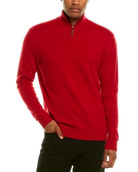 商品Qi Solid Cashmere Crewneck Sweater图片