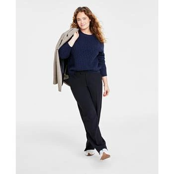 On 34th | Women's Perfect Cable-Knit Crewneck Sweater, Created for Macy's 3.9折