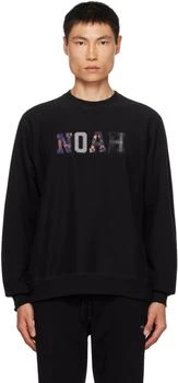 Noah | Black Appliqué Sweatshirt 4.8折, 独家减免邮费