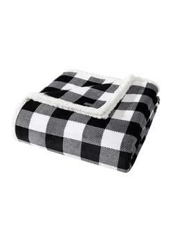 Eddie Bauer评价, Eddie Bauer | Cabin Plaid 1-Piece Ultra Sherpa Blanket商品图片 3.9折起