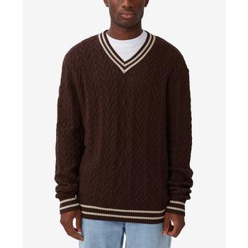 推荐Men's Long Sleeve Cricket Knit Sweater商品