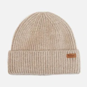 推荐Barbour Pendle Logo-Detailed Ribbed-Knit Beanie商品