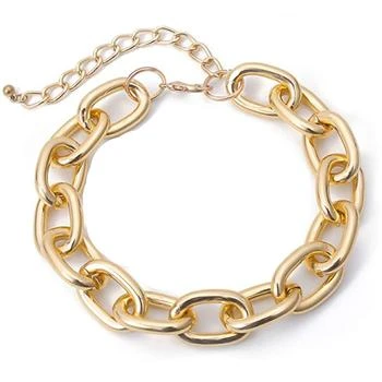 Liv Oliver | 18k Gold Polished Bold Necklace,商家Premium Outlets,价格¥2124