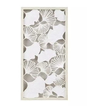 Martha Stewart | Lillian Framed Rice Paper Shadow Box Gingko Leaf Wall Decor Art,商家Macy's,价格¥673