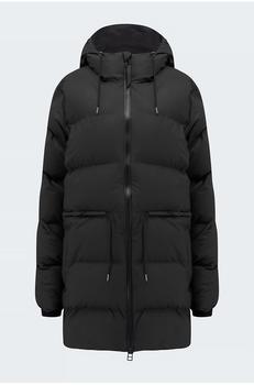RAINS | Rains - Tie Waist Puffer Jacket in Black商品图片,满$175享8.9折, 满折