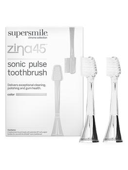 商品Zina45™ Sonic Pulse 2-Piece Replacement Toothbrush Head Set图片