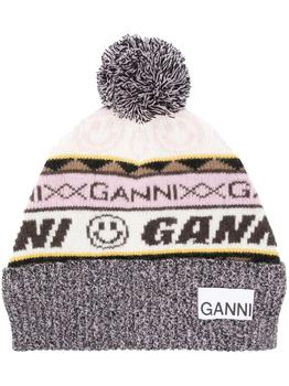 Ganni | Logo beanie商品图片,5折