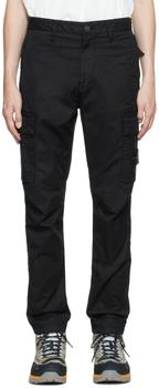 Stone Island | Black Straight-Leg Cargo Pants商品图片,独家减免邮费