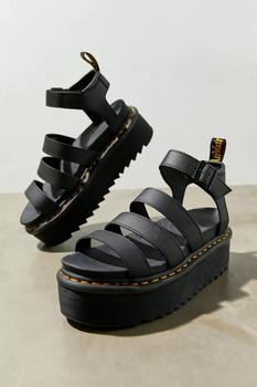 推荐Dr. Martens Blaire Hydro Leather Strap Platform Sandal商品