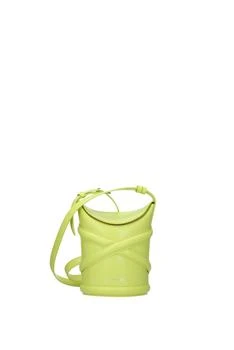 推荐Crossbody Bag the curve Leather Yellow Fluo Yellow商品