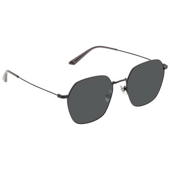 推荐Molsion Dark Grey Geometric Unisex Sunglasses MSS 7078 A10 55商品