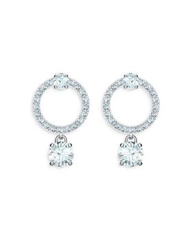 施华洛世奇耳钉评价, Swarovski | Attract Circle Drop Earrings商品图片 