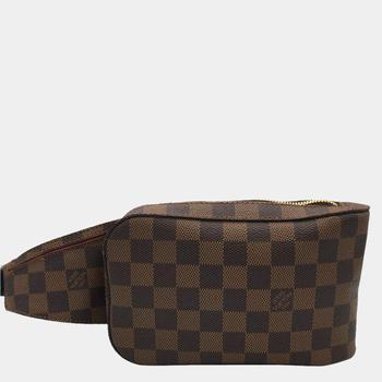 lv皮带, [二手商品] Louis Vuitton | Louis Vuitton Brown Damier Ebene Geronimos Belt bag商品图片 