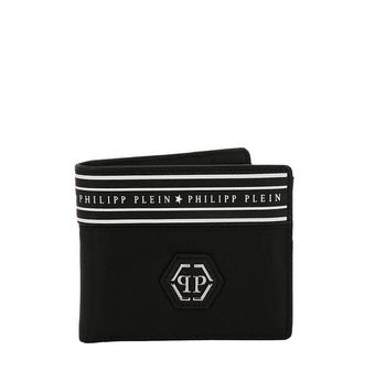 product Philipp Plein Mens Black Leather Logo Wallet image