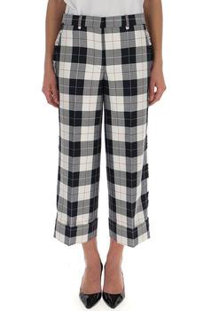 thom browne裤, Thom Browne | Thom Browne Checked Crop Trousers商品图片 4.7折