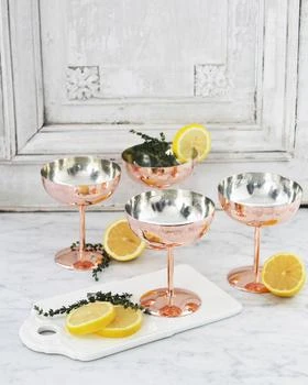 Coppermill Kitchen | Vintage-Inspired Coupe Glasses, Set of 2,商家Neiman Marcus,价格¥1246