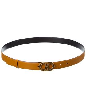 女装菲拉格慕腰带, Salvatore Ferragamo | Salvatore Ferragamo Gancini Reversible & Adjustable Leather Belt商品图片 7.9折