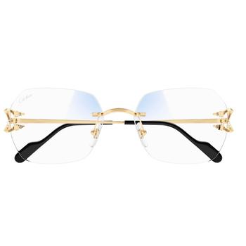 Cartier | Cartier Rectangle Frame Glasses商品图片,7.6折