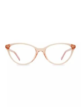 Kate Spade | Roanne 54MM Cat Eye Blue Block Eyeglasses 