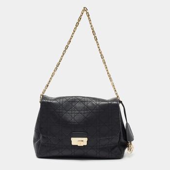 [二手商品] Dior | Dior Black Cannage Leather Large Diorling Shoulder Bag商品图片,8.2折, 满1件减$100, 满减