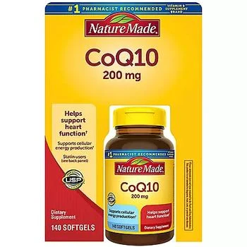 Nature Made | 莱萃美 辅酶Q10 200mg 软胶囊 140粒,商家Sam's Club,价格¥300