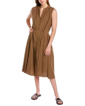 vince dress, Vince | Vince Linen-Blend Shift Dress商品图片 4.5折