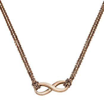 [二手商品] Tiffany & Co. | Tiffany & Co. Sterling Silver Infinity Pendant Necklace商品图片,2.9折