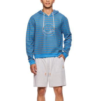 Joe Boxer | Men's Waffle-Knit Fun Stripe Licky-Print Hooded Pajama T-Shirt,商家Macy's,价格¥298