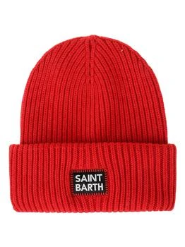 推荐MC2 Saint Barth Logo-Patch Ribbed-Knit Pull-On Beanie商品