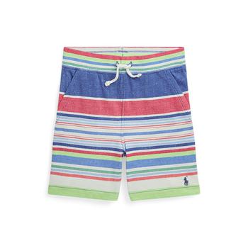 商品Ralph Lauren | Little and Toddler Boys Striped Cotton Mesh Shorts,商家Macy's,价格¥85图片