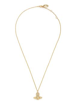 推荐Porfiro Bas Relief gold-tone orb necklace商品