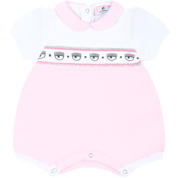 商品Chiara Ferragni | Chiara Ferragni Multicolor Romper For Baby Girl With Wink,商家Italist,价格¥1096图片