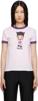 推荐White & Purple Cat Dolly Head T-Shirt商品