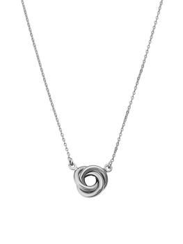 商品Oradina | 14K White Solid Gold Kiss Me Pendant Necklace,商家Saks Fifth Avenue,价格¥1624图片
