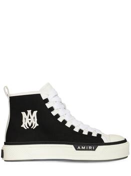 AMIRI | Ma Court Canvas High Top Sneakers商品图片,