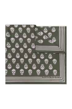 商品Alexander McQueen | Alexander McQueen Skull-printed Striped Edge Scarf,商家Italist,价格¥1911图片