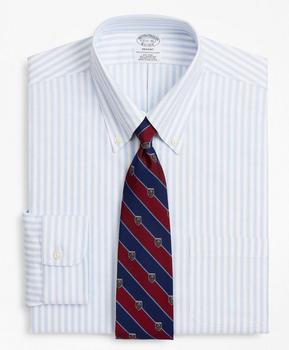 布克兄弟 衬衫, Brooks Brothers | BrooksCool® Regent Regular-Fit Dress Shirt, Non-Iron Stripe商品图片 5.4折