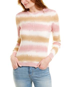 时尚new york女装, YAL New York | YAL New York The Lynk Cable Knit Sweater商品图片 2折